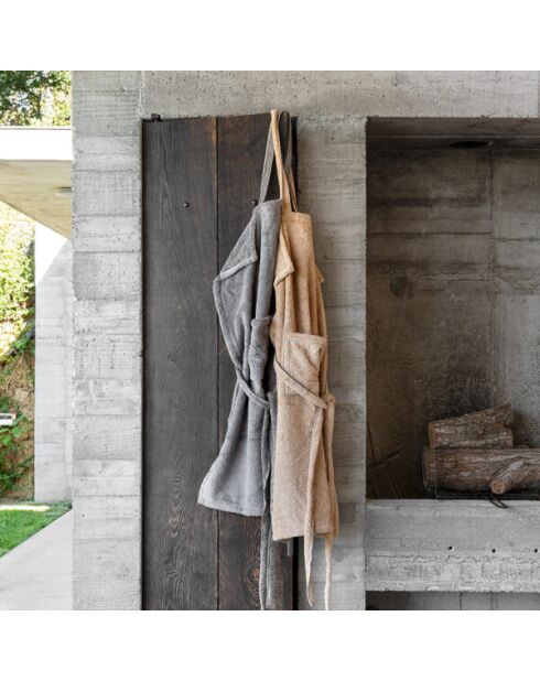 Delantal de esponja beige - 90 cm