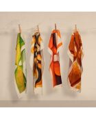 Torchon en lin et coton cayenne - 50x70 cm