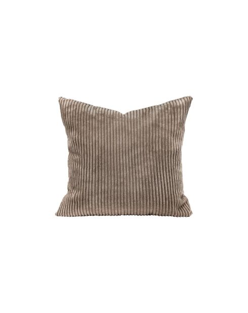 Cuscino in velluto a coste Mocca - 50x50 cm