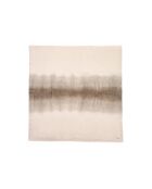 Tiefgefärbte Mini-Tischdecke aus grauer Baumwolle - 100x100 cm