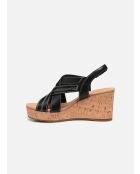 Sandalias negras Sabina Sling - Tacón 8cm