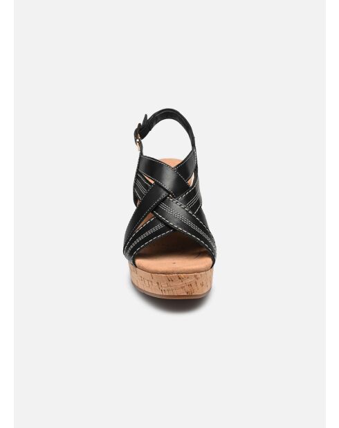 Sandalias negras Sabina Sling - Tacón 8cm