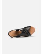 Sandalias negras Sabina Sling - Tacón 8cm