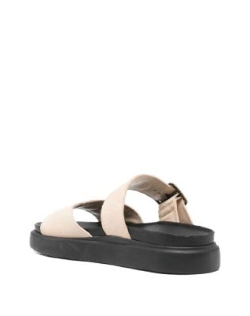 Sandalias Aristella de gamuza color crudo