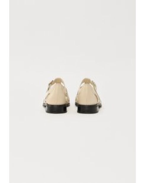 Hana Sun schoenen in gebroken wit leer