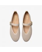 Chaussures Fawna Jane en cuir crèmes