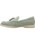 Chaussures Narini Edge en daim vert clair