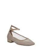 Ballerines en Cuir 340-02 écrues