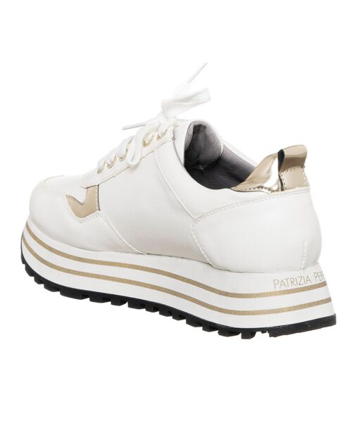 811-06 weiße Sneakers aus Öko-Leder