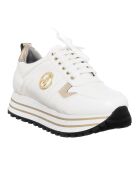 811-06 witte sneakers van eco-leer