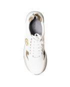 811-06 witte sneakers van eco-leer
