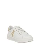 303-27 weiße Ledersneaker