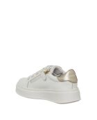 303-27 weiße Ledersneaker