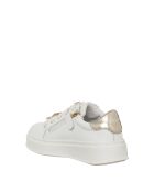 302-27 weiße Ledersneaker