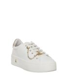 305-27 weiße Ledersneaker