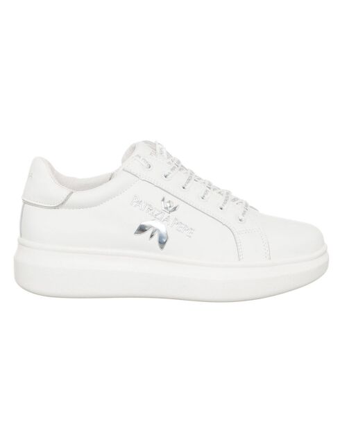 Sneakers 210-30 in pelle bianca