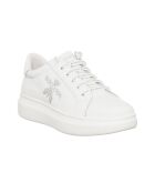 Sneakers 210-30 in pelle bianca