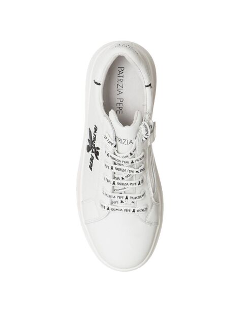 210-06 witte leren sneakers