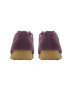 Wallabee pruimkleurige suède schoenen