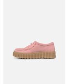 Chaussures Torhill Bee en daim rose poudré