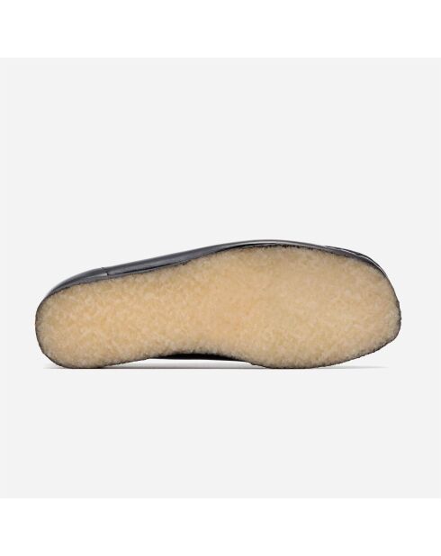 Wallabee zwarte laklederen schoenen