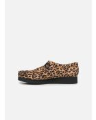 Wallabee Evosh suède schoenen met luipaardprint