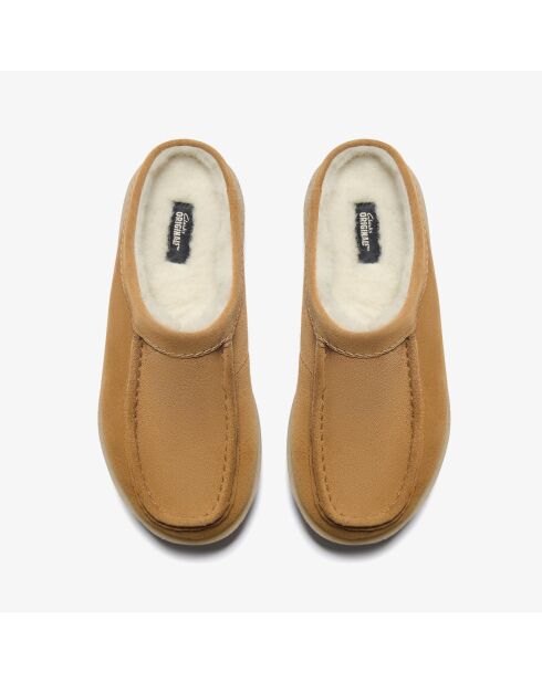 Scarpe Meare foderate color caramello