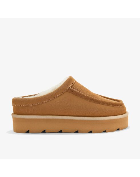 Scarpe Meare foderate color caramello