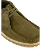 Scarpe Wallabee RB in pelle scamosciata verde oliva