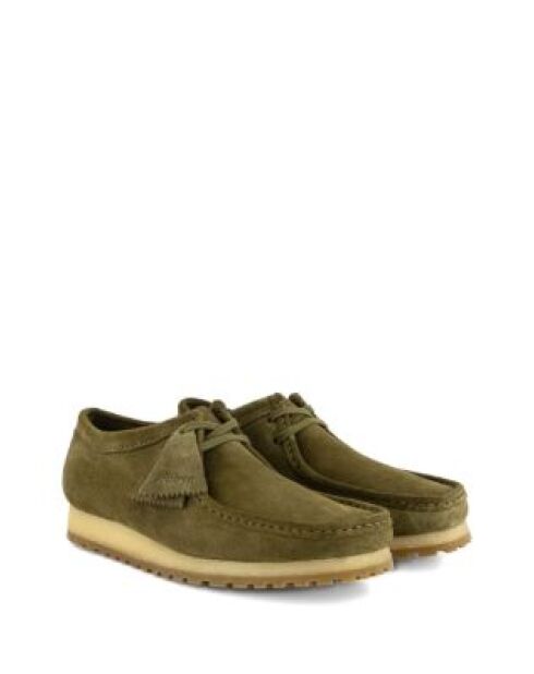 Chaussures Wallabee RB en daim olives