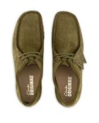 Scarpe Wallabee RB in pelle scamosciata verde oliva