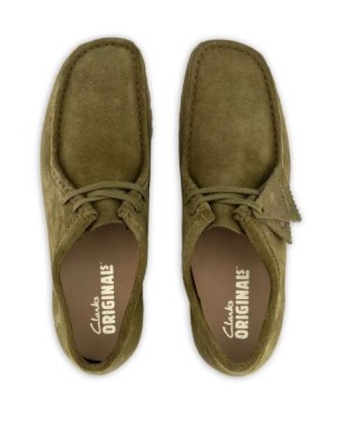Chaussures Wallabee RB en daim olives