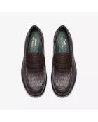 CraftJames Lo Shoes Bruin leer met croco-effect