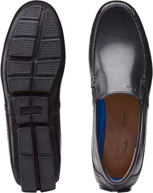 Markman Plain zwarte leren schoenen