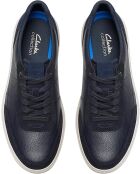 Brodin Lo marineblauwe leren schoenen