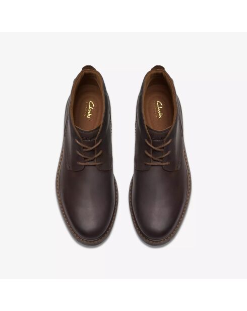 Bottes Newford Mid en cuir cirées