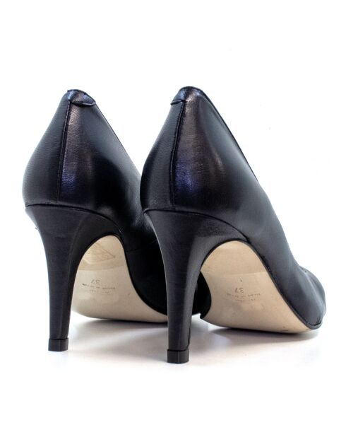 Zapatos de tacón Otilia de piel negra - Tacón: 6 cm