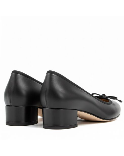 Zwarte leren pumps van Bliss