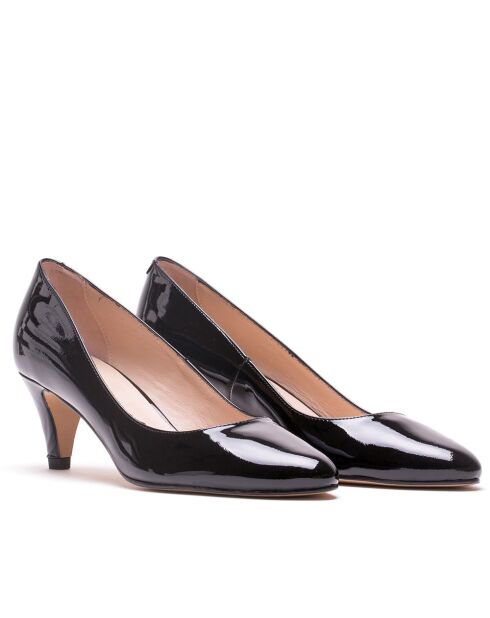Zapatos Margot de charol negros - Tacón: 5,5 cm