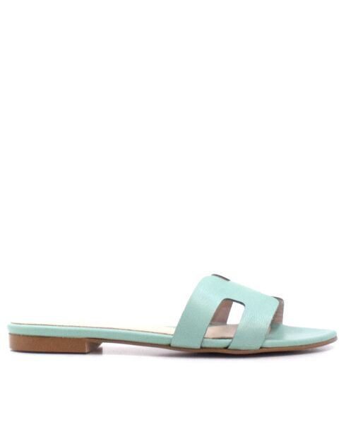 CA-380 groene leren sandalen