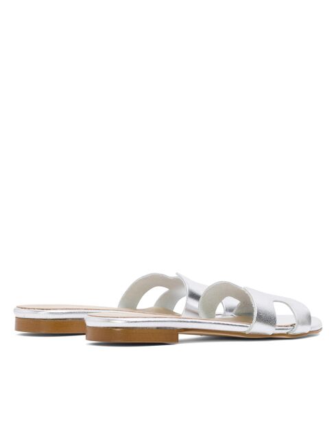 CA-380 Plata leren sandalen