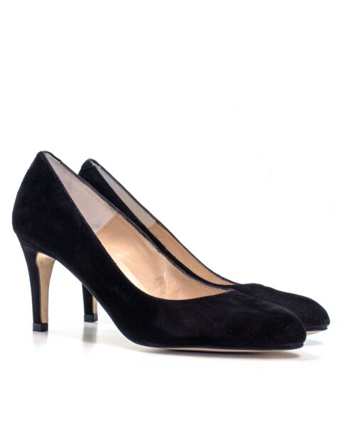 Pumps van zwart suède van Otilia - Hak: 6 cm