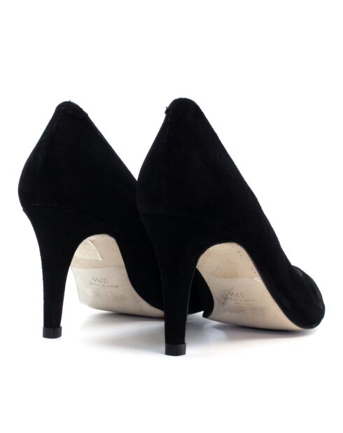 Pumps van zwart suède van Otilia - Hak: 6 cm