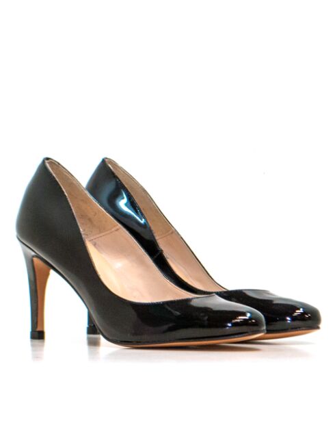 Zwarte pumps van Gemma lakleer - Hak: 8,5 cm