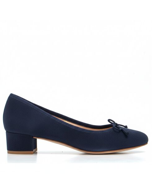 44639 blauwe suède pumps