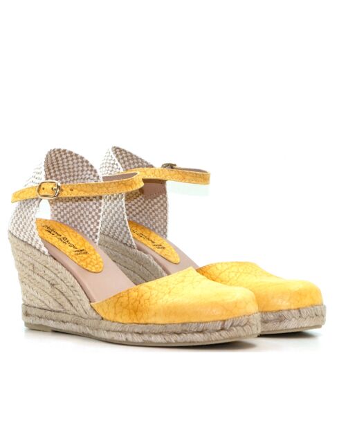 Sandales en cuir 4137 Buggy jaunes