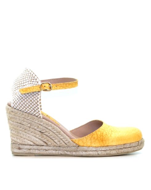 Sandales en cuir 4137 Buggy jaunes