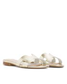 Sandales en cuir CA-380 dorées