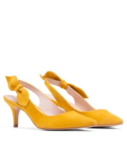 Escarpins en daim 157668 maya - Talon : 6 cm