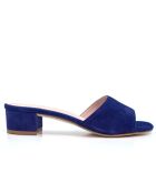 Mules en daim Rita marine